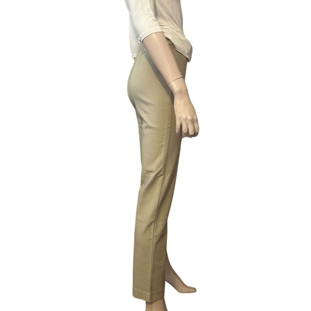 J. Jill Cigarette Pant Cashew Classic Pull On Slim Ankle Length Rayon Blend - Picture 9 of 13